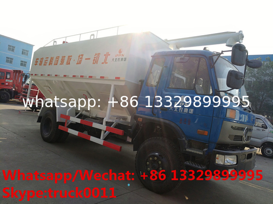 RHD electronic discharging Dongfeng 4x2 10-15m3 Bulk Powder Feed Transport Truck Bulk-grain Carrier Bulk-materials Truck