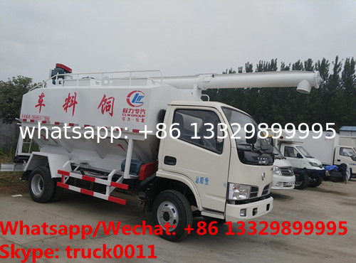 HOT SALE! wholesale price electronic discharging dongfeng 8m3 bulk feed pellet transporting truck , animal feed truck