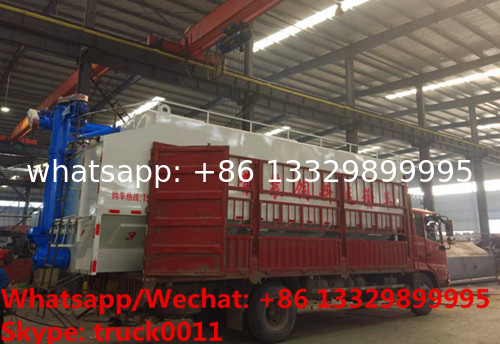 CLW brand 8m3-40m3 bulk feed tank container mounted on cargo truck for sale, HOT SALE cargo truck with feed tank