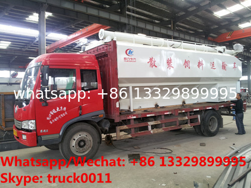 CLW brand 8m3-40m3 bulk feed tank container mounted on cargo truck for sale, HOT SALE cargo truck with feed tank