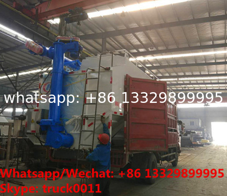 CLW brand 8m3-40m3 bulk feed tank container mounted on cargo truck for sale, HOT SALE cargo truck with feed tank