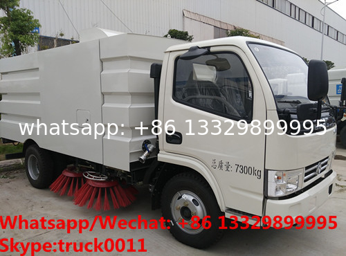 wholesale good price smaller road sweeping vehicle, factory sale new dongfeng 4*2 LHD street sweeper truck