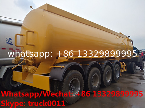 high quality and competitive price customized CLW brand 4 axles 30,000Liters vacuum tank semitrailer for sale,