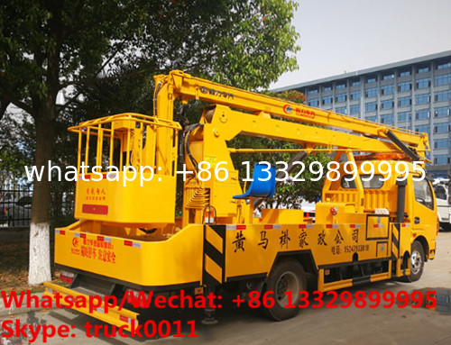 factory sale 2020s 14m-16m fold arm type High altitude working platform Aerial truck crane truck with working bucket