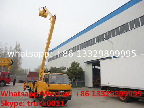 China JMC LHD 12-16m aerial working platform truck for sale, Factory sale good price JMC High overhead working truck
