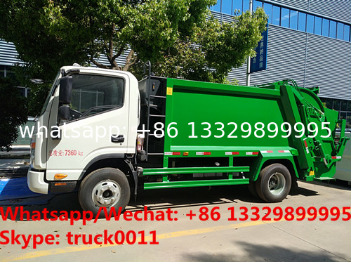 high quality China JAC 4*2 LHD diesel 5m3 garbage compactor truck for sale, refuse garbage compacted truck for sale