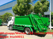 high quality China JAC 4*2 LHD diesel 5m3 garbage compactor truck for sale, refuse garbage compacted truck for sale