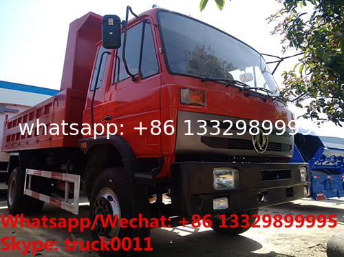 High qulaity and best price Dongfeng 4*2 LHD dump tipper for stones and coals for sale, China made tipper truck