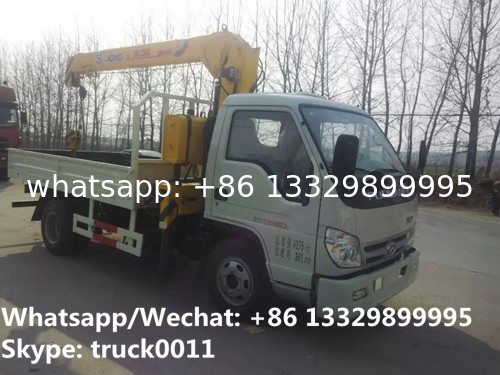 High quality and best price FORLAND 4*2 LHD/RHD 2-3.2ton small truck with crane for sale,HOT SALE telescopic crane truck