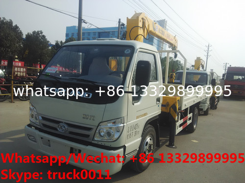 High quality and best price FORLAND 4*2 LHD/RHD 2-3.2ton small truck with crane for sale,HOT SALE telescopic crane truck