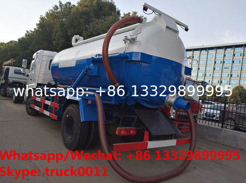 customized Dongfeng 4*2 RHD 10,000Liters vacuum tank truck for sale, Factory sale cheaper price sewage suction truck