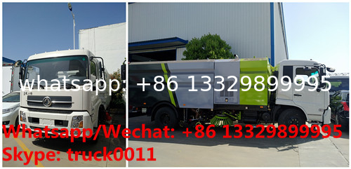 best price and higher quality Dongfeng 190hp road sweeping and washing vehicle for sale,new sweeper and washing truck