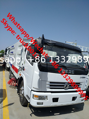 factory sale cheapest price CLW diesel road sweeping and washing vehicle, good price street sweeper and cleaning truck