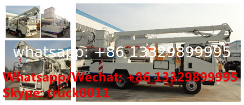 new  SINO TRUK HOWO new 12-18m hydraulic aerial working platform truck for sale, new High altitude operation vehicle