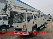new  SINO TRUK HOWO new 12-18m hydraulic aerial working platform truck for sale, new High altitude operation vehicle