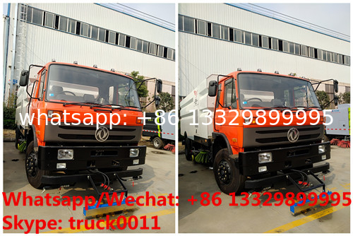 Dongfeng 190hp road sweeping and washing vehicle customized for Sialkot International Airport, street sweeper vehicle