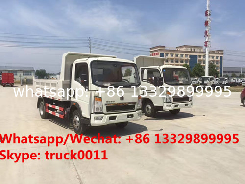 Factory sale high quality and good price SINO TRUK HOWO Mini dump tipper truck, coal and stone transporting truck