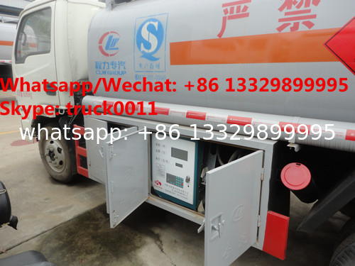 2020s new cheapest price YUEJIN 4*2 LHD 8,000Liters oil tank truck for sale, refueler truck, fuel dispensing truck