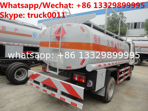 2020s new cheapest price YUEJIN 4*2 LHD 8,000Liters oil tank truck for sale, refueler truck, fuel dispensing truck