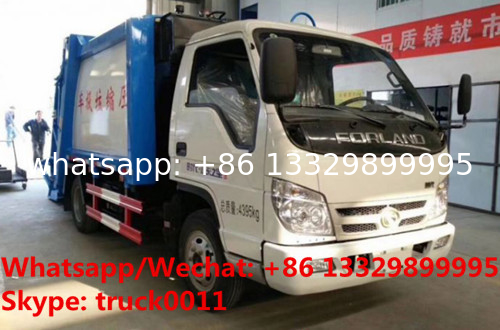 best price FORLAND 4x2 RHD/LHD smallest garbage compactor/rubbish collecting vehicles for sale, refuse garbage truck