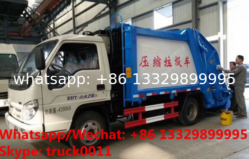 best price FORLAND 4x2 RHD/LHD smallest garbage compactor/rubbish collecting vehicles for sale, refuse garbage truck