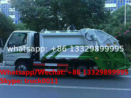 cheapest price Kaima brand 4*2 LHD compacted garbage truck for sale,Good price refuse garbage compactor truck