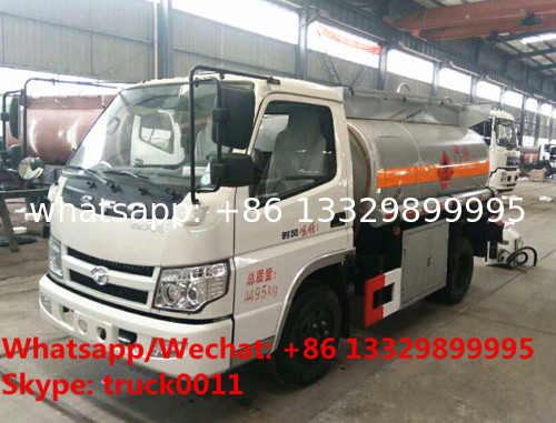 China wholesale cheapest price mini 2,000Liters Shifeng Brand 4*2 LHD fuel tank truck, smallest oil tank vehicle