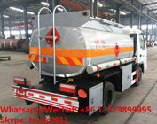 China wholesale cheapest price mini 2,000Liters Shifeng Brand 4*2 LHD fuel tank truck, smallest oil tank vehicle
