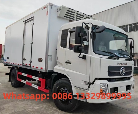 factory selling dongfeng tianjin 4x2 190hpmeat hook refrigerator truck for sale, 15tons cold room truck for TOGO