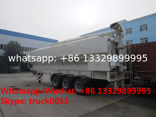 best price 20MT new electronic discharging bulk feed tank container semitrailer, road transported bulk feed tank