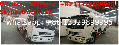 best seller-Dongfeng 120h/130hp electronic discharging bulk feed truck for sale, poultry feed delivery truck