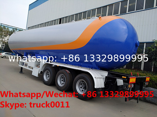 2020s new design biggest 62m3 bulk lpg gas tank semitrailer for sale, best price road transported lpg gas tank for sale