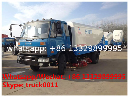 Factory sale best price RHD 170hp diesel road brushing sweeping vehicle for sale, Cheapest price street sweeper truck