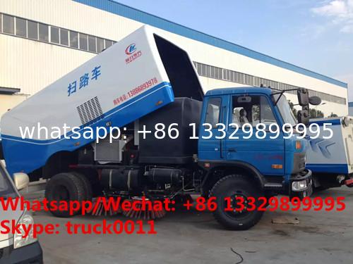 Factory sale best price RHD 170hp diesel road brushing sweeping vehicle for sale, Cheapest price street sweeper truck