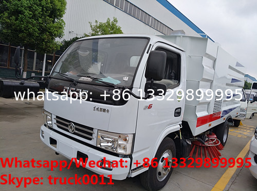 Dongfeng new mini 95hp diesel Euro 3 road cleaning vehicle for sale, High quality and competitive good street sweeper