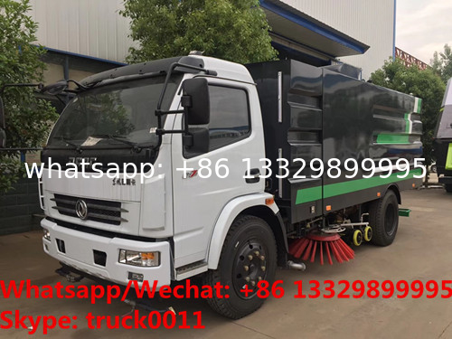 HOT SALE! new best price Dongfeng 120hp diesel road washing sweeper truck, China supplier of street sweeper for sale