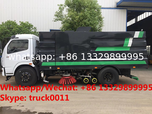 HOT SALE! new best price Dongfeng 120hp diesel road washing sweeper truck, China supplier of street sweeper for sale