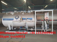 China made best price 10m3 mobile skid lpg gas refilling station with lpg gas dipenser for sale, skid lpg gas tank