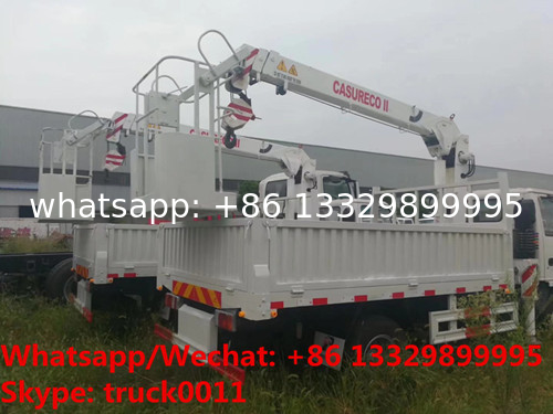 HOT SALE! ISUZU Brand 4*2 LHD 2tons small cargo truck with telescopic crane boom, ISUZU cargo truck with straight boom