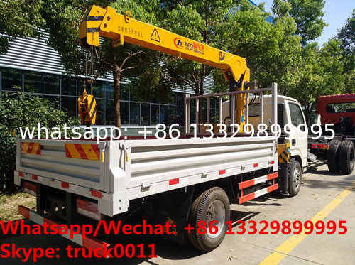 HOT SALE! dongfeng 3tons telescopic boom mounted on cargo truck for sale， factory sale best price truck with crane