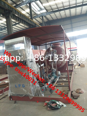 2021s new brand best price mobile skid propane cooking gas tank with lpg gas dispenser for sale, skid lpg gas station