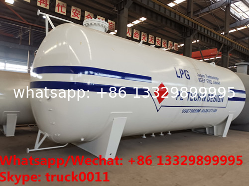 2021s new manufactured best price  32m3 15tons bulk propane gas storage tank for sale, HOT SALE!on ground lpg gas tank