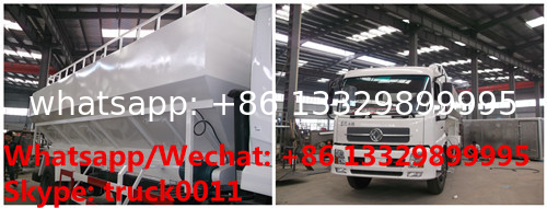 best seller-dongfeng tianjin Euro 5 180hp diesel 22m3 bulk feed transportation truck for sale, feed pellet truck