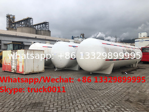 2021s cheaper price customized 33tons bulk stationary bullet lpg gas storage tank for sale, propane gas tank for sale