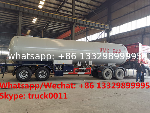 2020s new double axles 40,500L bulk lpg gas tank semitrailer for sale, HOT SALE! cheaper bulk propane gas tank trailer