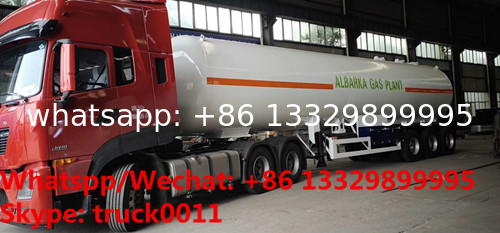 Factory sale best price CLW brand 20tons propane gas tank semitrailer for sale, HOT SALE! 49.6m3 lpg gas tank trailer