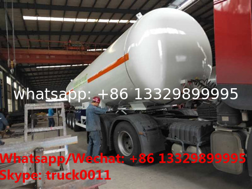 Factory sale best price CLW brand 20tons propane gas tank semitrailer for sale, HOT SALE! 49.6m3 lpg gas tank trailer