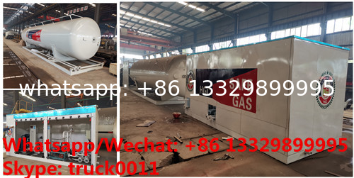 new best price customized 20m3 skid lpg gas refilling station with double scales for sale, mobile lpg gas plant