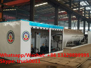 new best price customized 20m3 skid lpg gas refilling station with double scales for sale, mobile lpg gas plant