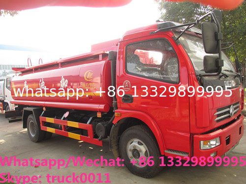 Customized CLW brand dongfeng 7cbm oil tank truck for sale, Factory sale cheaper new brand 8cbm fuel diesel tank truck